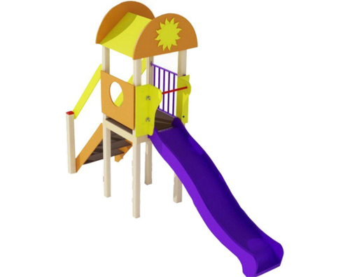 Детский игровой комплекс Солнышко Лето (скат пластиковый) Н-1200 ДИО 03010