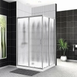 Душевой уголок BelBagno UNO-195-AH-2-120/100-CH-CR 120х100 стекло шиншилла/профиль хром