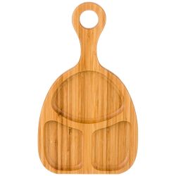 БЛЮДО ДЕРЕВЯННОЕ LEFARD "NATIVE" 3 СЕКЦИИ С РУЧКОЙ 32*18,5*2 СМ (КОР=24ШТ.)