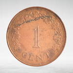 Malta, 1 Cent, 1977, VF