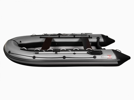 Лодка ПВХ X-River Grace Wind 420 НДНД красно-черный/фурнитура черная