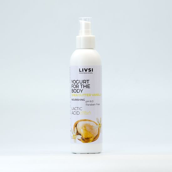 Крем йогурт для тела с маслом Ши и Ваниль 200 мл. Livsi