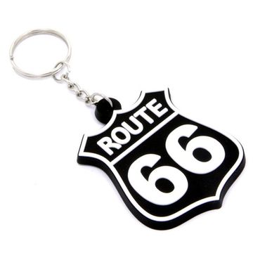 Брелок Route 66 черный