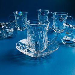 Lenardi 588-639 Чайный набор 12пр. 130мл в под.уп.(х8)Стекло