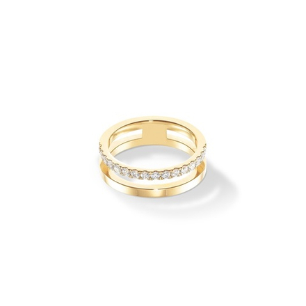 Кольцо Coeur de Lion Crystal-Gold 0136/40-1816 56