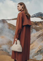 Сумка Polene Numéro Neuf Mini EDITION ECRU SHEARLING