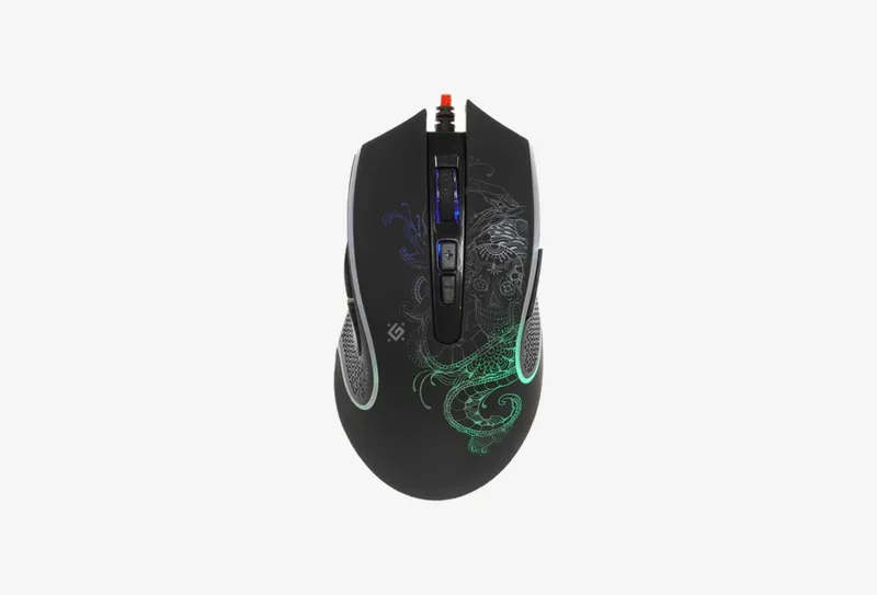 Мышь проводная Defender Venom GM-640L [52640] черный