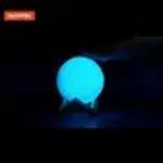 Ночник Луна / 3D светильник светодиодный детский для детей для сна с пультом Led лампа Лунная ночь, 16 цветов, d 15 см, Daswerk