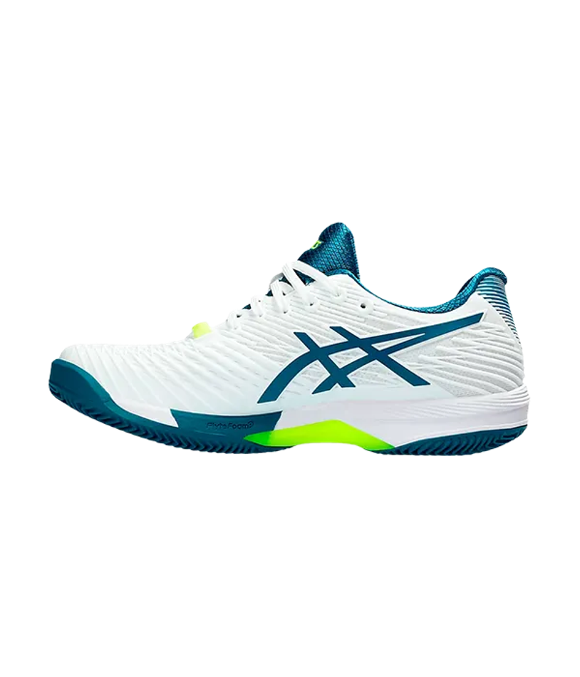 Asics Solution Speed FF Clay Белые-Спокойные бирюзовые кроссовки