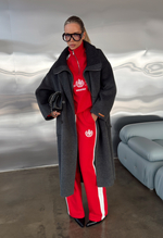 Пальто из шерсти в комплекте с жилетом