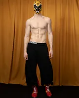 Черно-красные брюки 