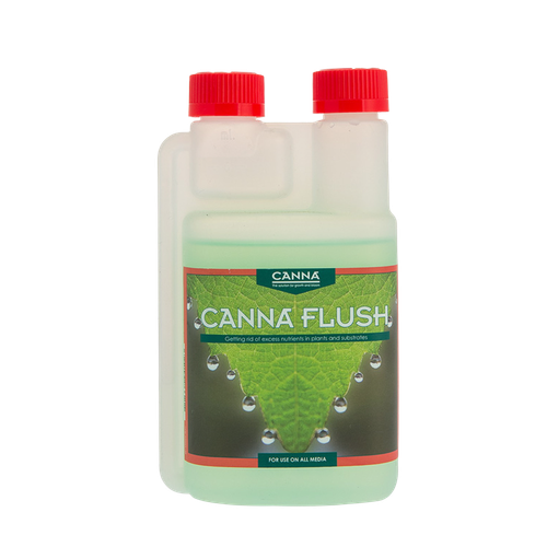 Canna Flush - лучшее решение от передоза субстрата минералами. Улучшает вкус и запах растений. Незаменим при повторном использовании субстрата. Купить онлайн недорого. Доставка по Москве и РФ. Есть самовывоз Объем 250 мл. 0.5 л, 1 л, 5 л