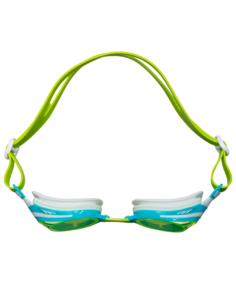 Очки для плавания Poseidon Blue/Lime, детский