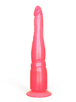 Фаллообразный плаг на присоске - 18,5 см. (Цвет: розовый)