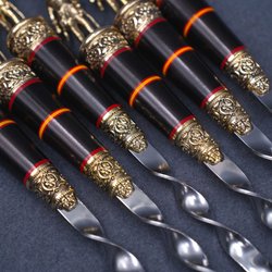 Подарочный набор шампуров "Петр Великий"