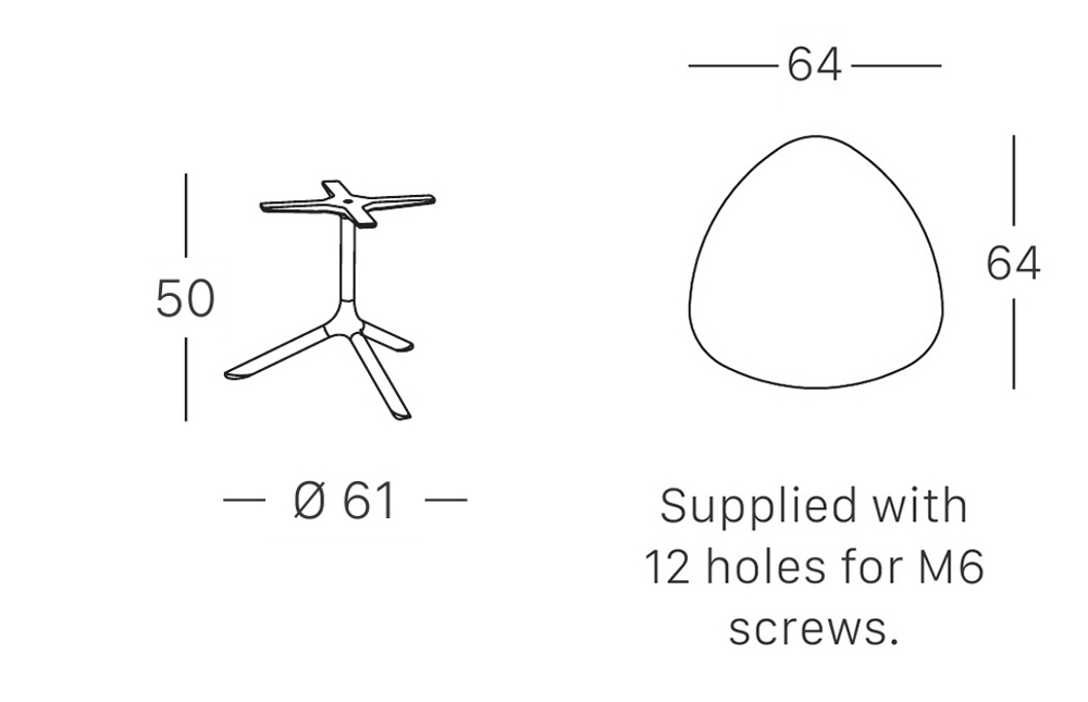 Столик ламинированный кофейный Scab Design Tripe, голубой, зернистый