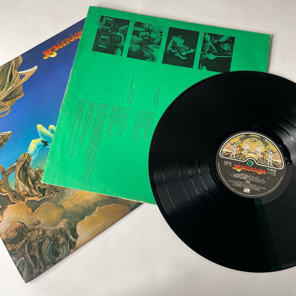 Винтажная виниловая пластинка LP Yes Yesterdays (Англия 1975)