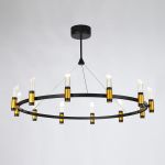 Люстра MD18001040-12A gold/black