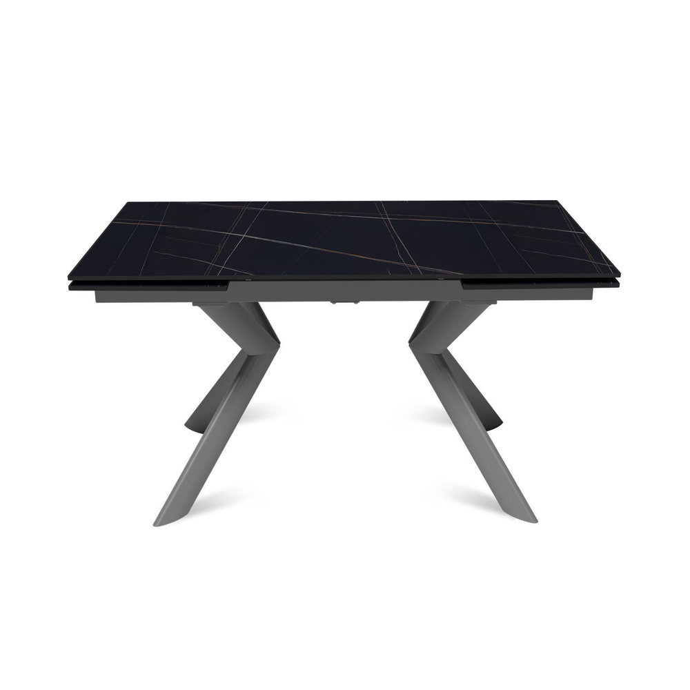 Стол раскладной Bridge (140+40+40), керамика матовая Black Gold