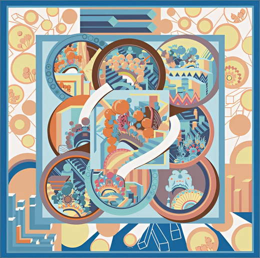 Платок 106x106 см AV-HA16202