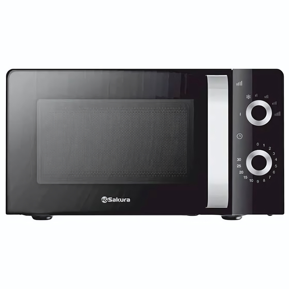 Микроволновая печь Sakura SA-7056BK, 20л, 700Вт, цвет черный