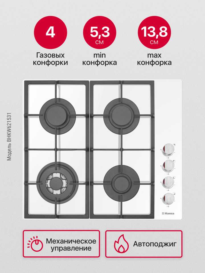 Газовая панель Hansa BHKW621531