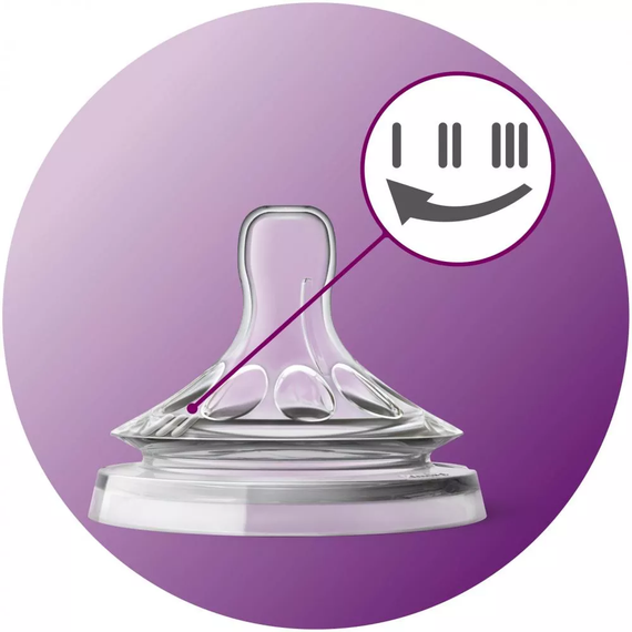 Əmzik \ 2 pieces Variable flow 3m+ Natural 2.0 teat