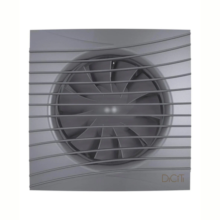 Вентилятор осевой вытяжной DiCiTi Silent 5C Dark Gray metal, с обратным клапаном, D 125 мм, 10 Вт
