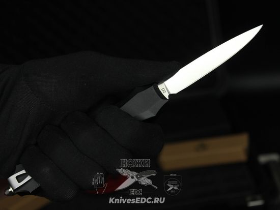 Складной нож автоматический Steelclaw Бретер-02 c клинком из стали D2, рукоять алюминий