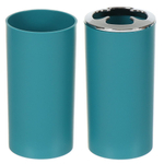 Набор для ванной 4 пр, Аника, бирюз, пластик, стак,подс д/зуб щет,дозат д/мыла,мыл-ца, Y9-081