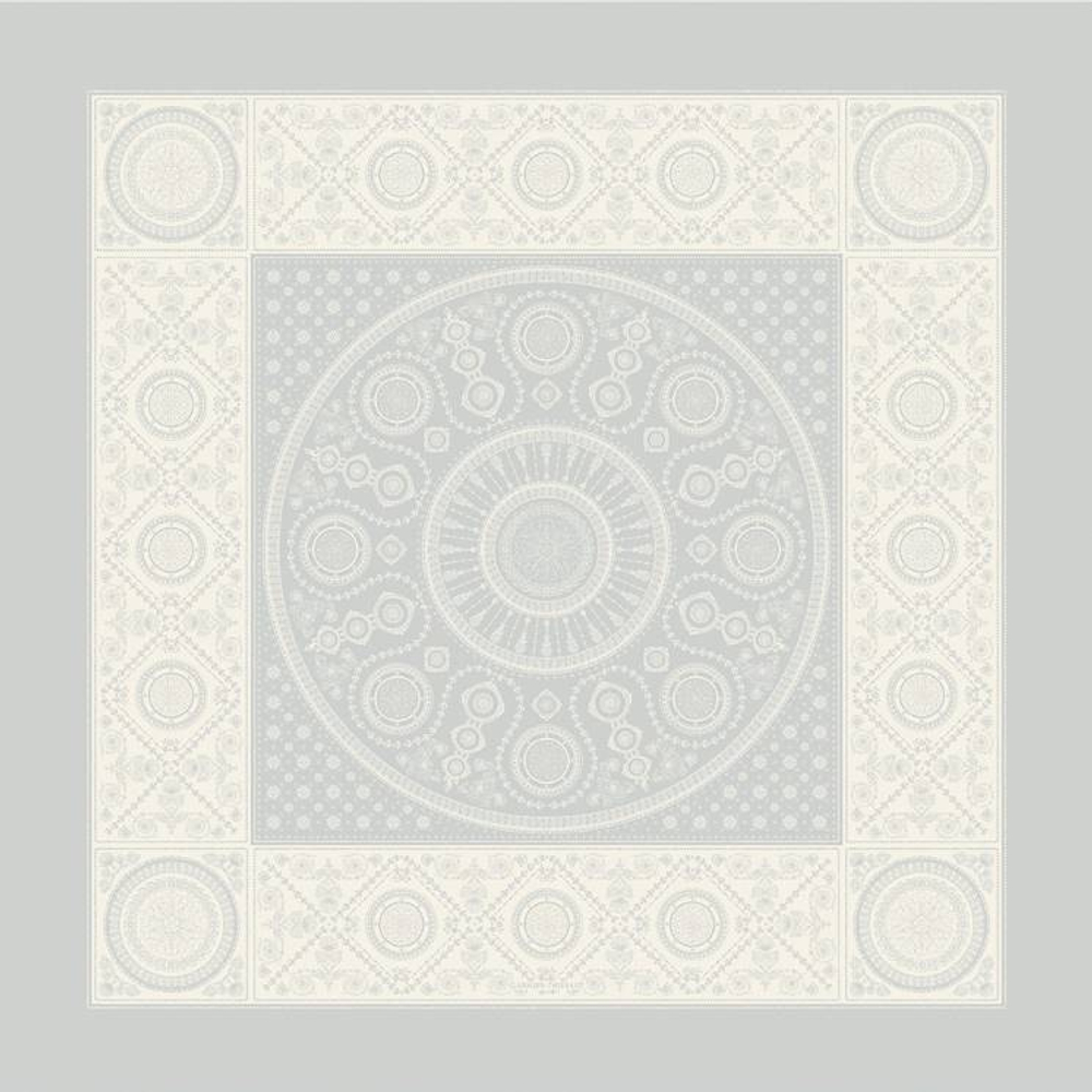 Скатерть 174x304 Garnier-Thiebaut Imperatrice Uni Argent
