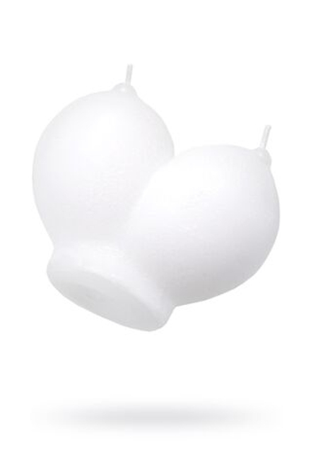 Белая сувенирная свеча «Сиськи»