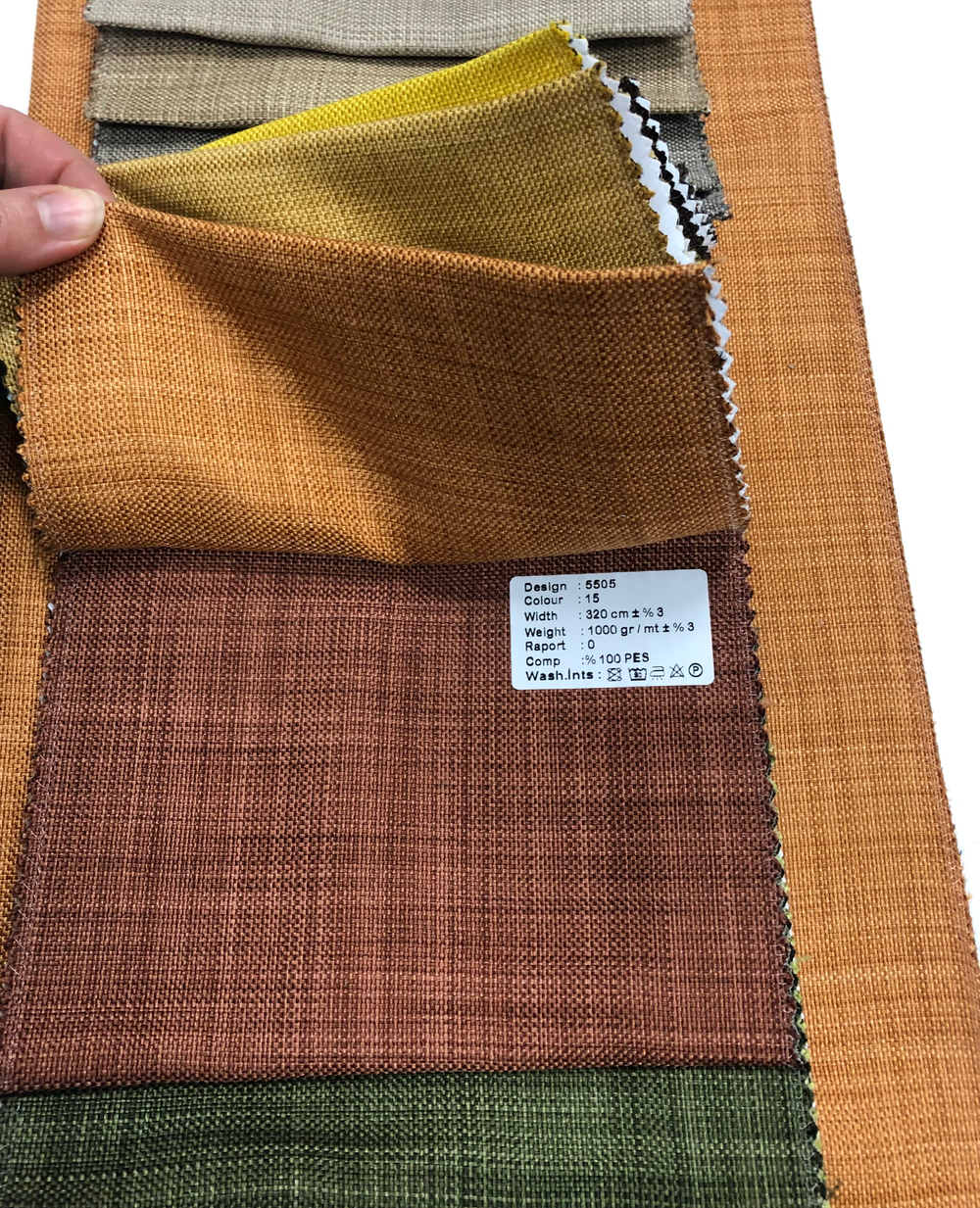 Портьерная ткань dimout фактурный Megara арт. 5505