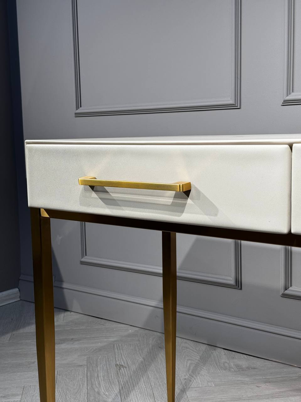 Стол-консоль Ist Casa Роззи с 2-мя ящиками, 120х55х78 см, бежевый