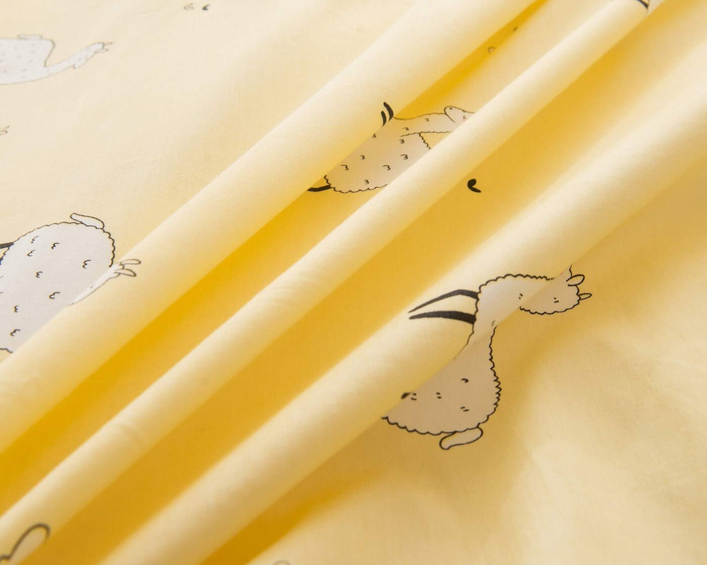 Детское постельное белье Sofi De MarkO Альпака желтое