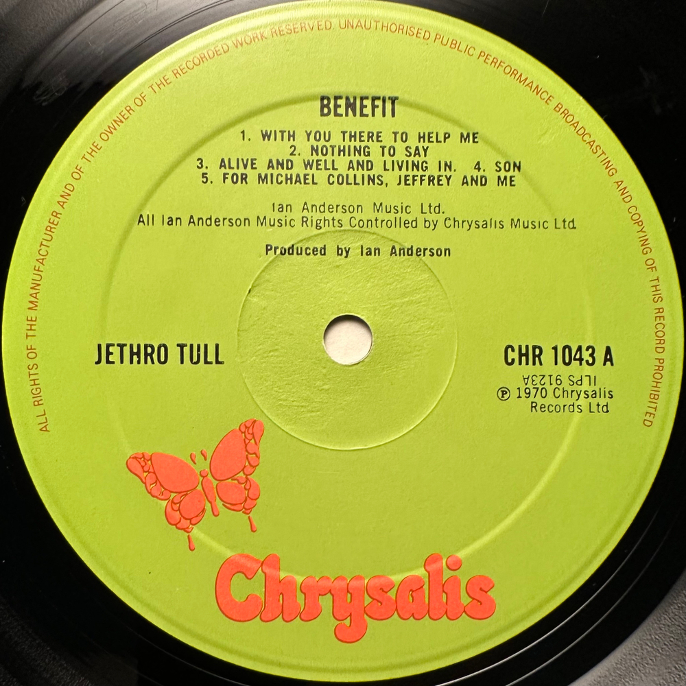 Jethro Tull - Benefit (Англия)