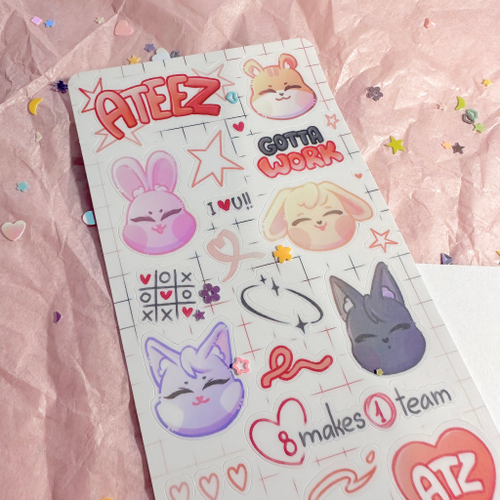 Стикерпак / Dust Witch / ATEEZ / ANITEEZ #1