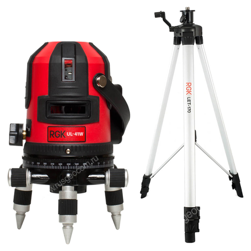 Лазерный уровень RGK UL-41W + штатив RGK LET-170