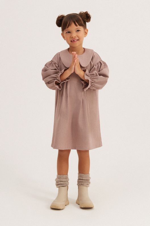 Платье-колокольчик в клеточку / BUG LOVERS