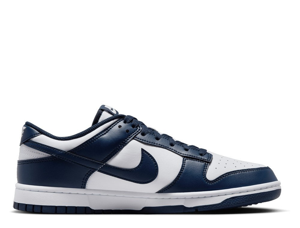 Баскетбольные кроссовки  Nike Dunk Low Retro Granatowe