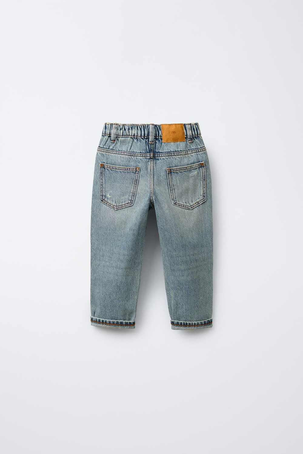 ZARA ДЖИНСЫ BAGGY, ВЫЦВЕТШИЙ СИНИЙ