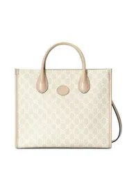 Маленькая сумка-тоут Gucci с переплетенными буквами G