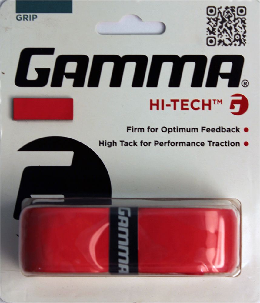 Теннисные намотки базовые Gamma Hi-Tech Grip 1P - red