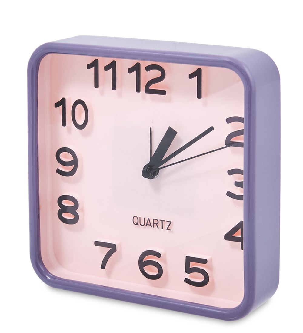 CL-60/1 Часы «Квадрат» розовый