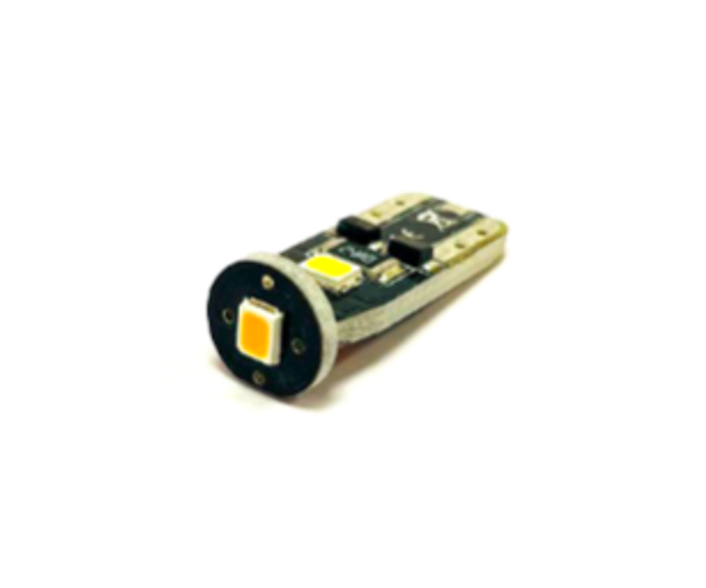 Светодиодная лампа W5W T10-3W-PY-8G (оранжевый), 1шт