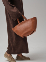 Кожаная сумка Azaro 31355 коричневый камень