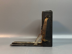 Ernemann Heag I Камера выдвигается с трудом из-за изогнутости рельсы в самом начале.