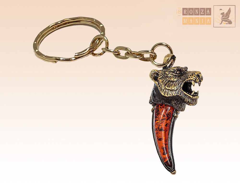 брелок Клык тигра большой