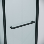 Душевое ограждение Grossman Style 100.K33.05.110.21.00-200.K33.05.100.21.00 (110х100х195) раздвижная,черный матовый,стекло прозрачное,2 места