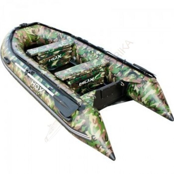 Лодка HDX CARBON 280 ( зелёный-камуфляж ) дерев. пол P/L